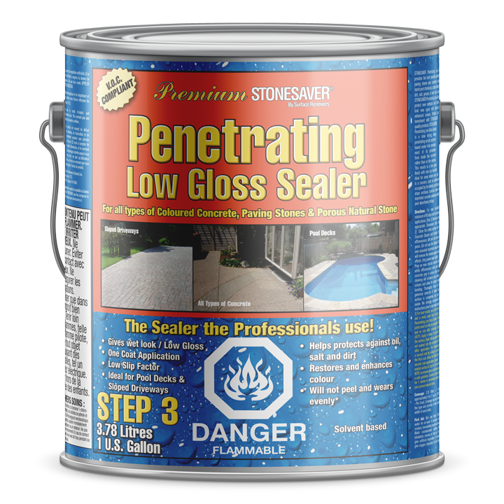 StoneSaver 1 gal Penetrating Low Gloss Sealer